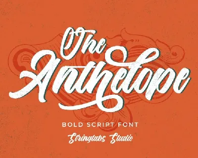 The Anthelope Script font