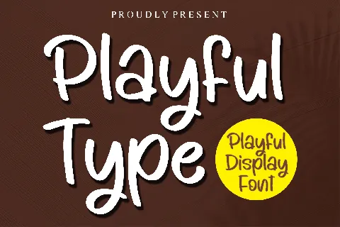 Playful Type - Personal Use font