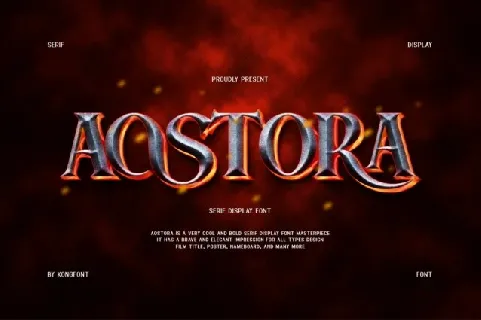 Aostora font