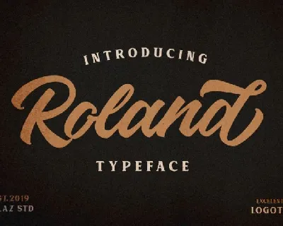 Roland Typeface font