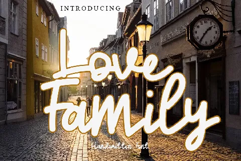 Love Family font