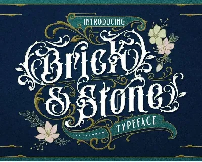 Brick Stone font