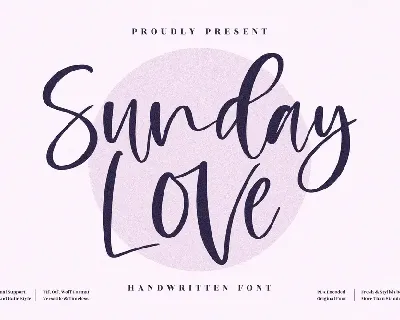 Sunday Love font