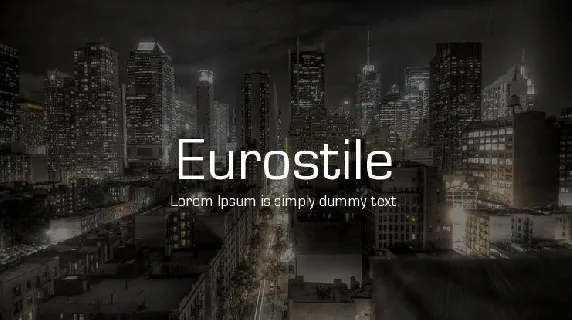 Eurostile Family font