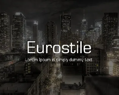 Eurostile Family font