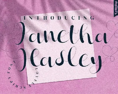 Janetha Hasley Script font