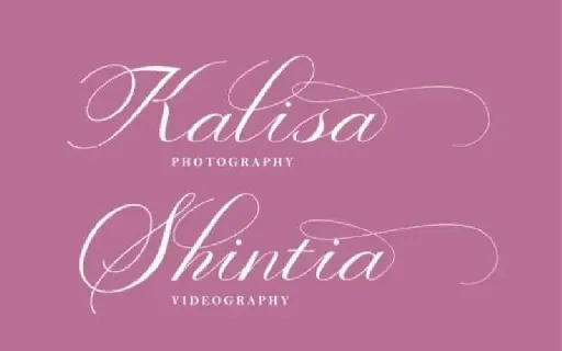 Valetia Calligraphy font