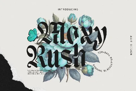 Moxy Rush font