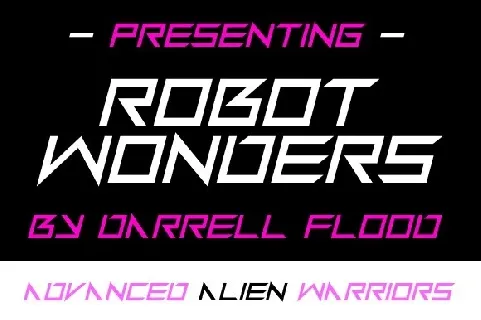 Robot Wonders font