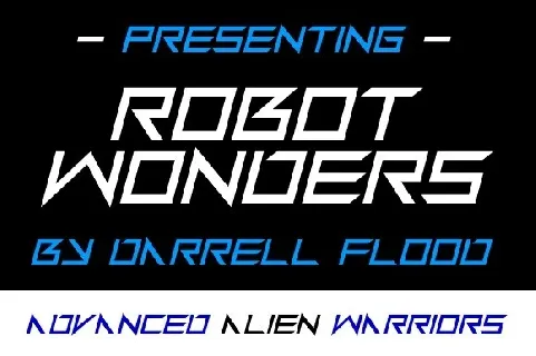 Robot Wonders font
