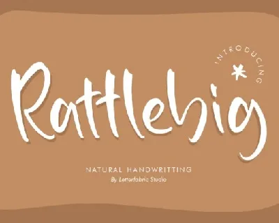 Rattlebig font