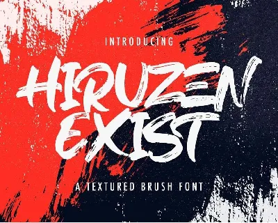 Hiruzen Exists font