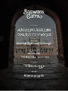 Baswara Catra FREE font