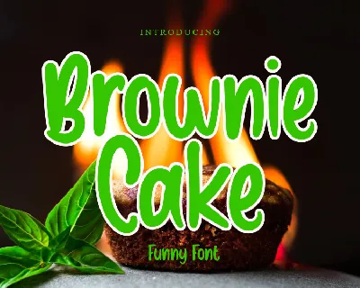 Brownie Cake font