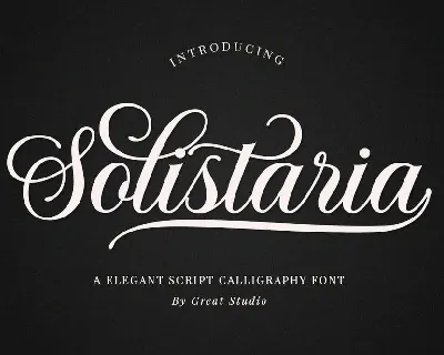 Solistaria font