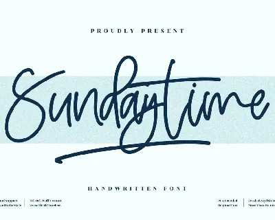Sundaytime font