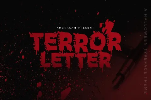 Terror Letter font