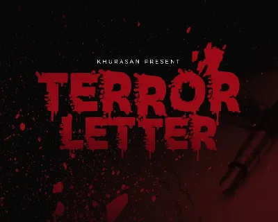 Terror Letter font