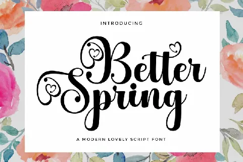 Better Spring font