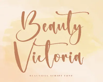 Beauty Victoria font