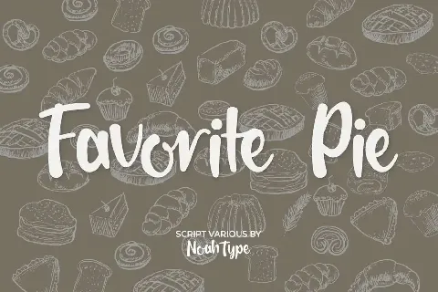 Favorite Pie font