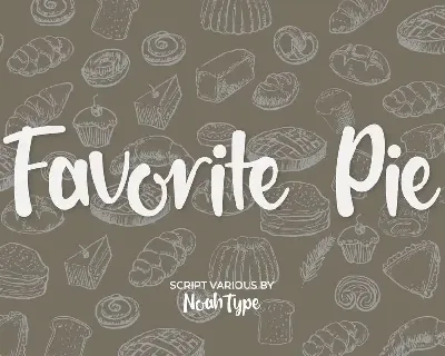 Favorite Pie font