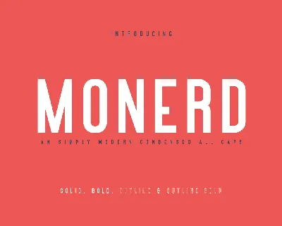 Monerd font