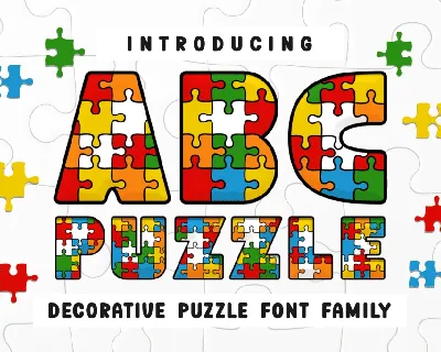 Abc Puzzle font