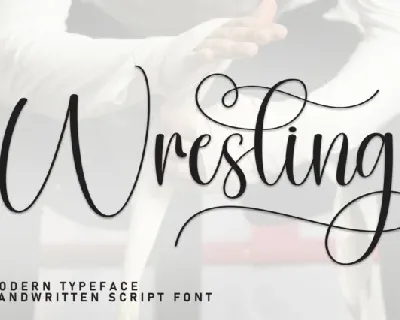 Wresling Calligraphy font