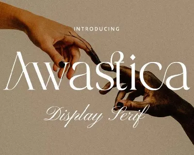 Awastica font