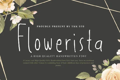 Flowerista font