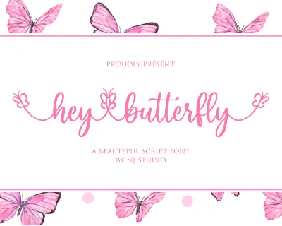 hey butterfly font