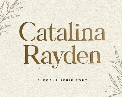 Catalina Rayden font