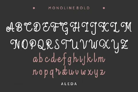 Aleda Handwritten font