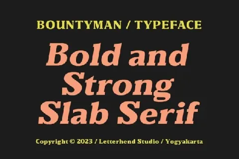 Bountyman font