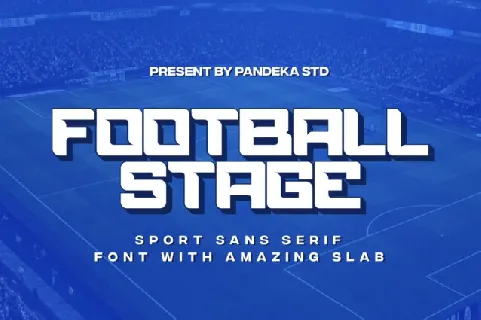 Football Stage font