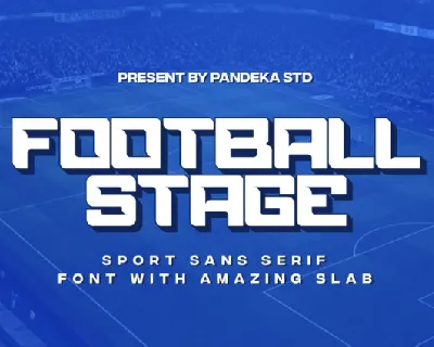 Football Stage font