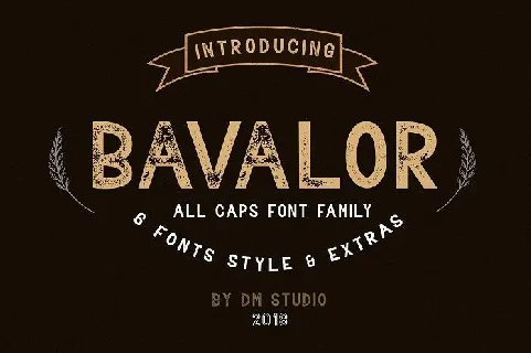 Bavalor Typeface font