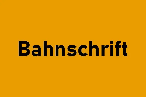 Bahnschrift font