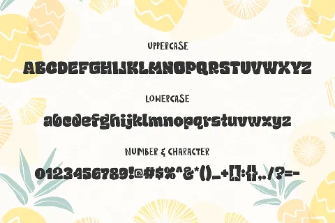 Chubby And Groovy font