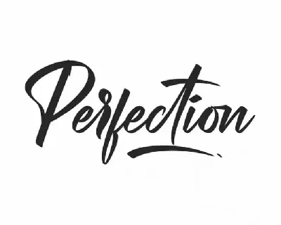 Perfection Script font