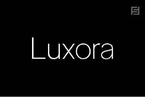 Luxora Grotesk Typeface font