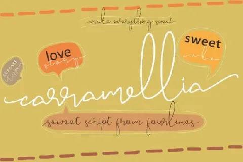 Carramellia Handwritten font