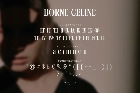 Borne Celine font