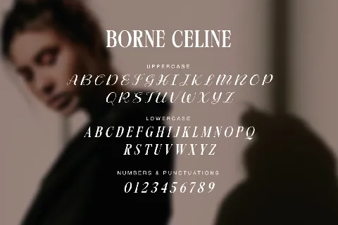 Borne Celine font