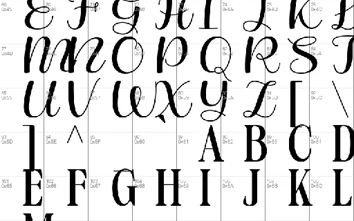 Borne Celine font