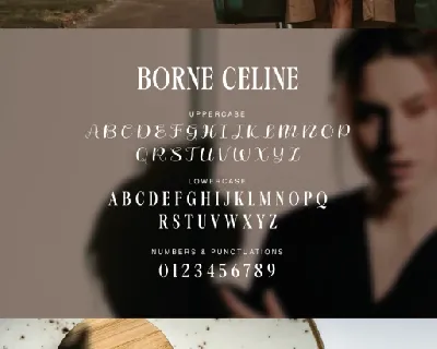 Borne Celine font