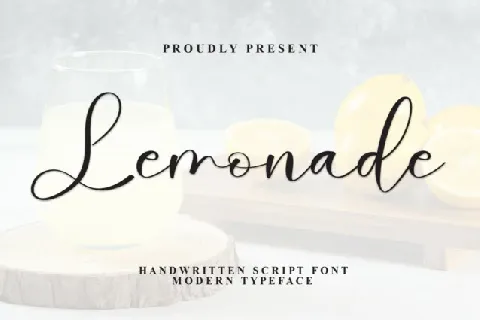 Lemonade Script font