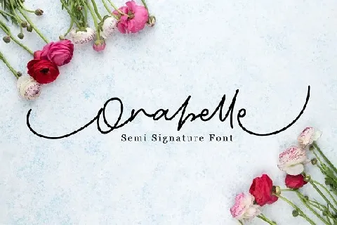 Orabelle Signature font