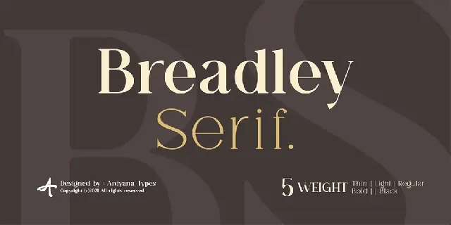 Breadley Serif font